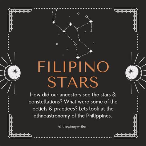 Pinoy ethnoastronomy: How the stars guided our ancestors.